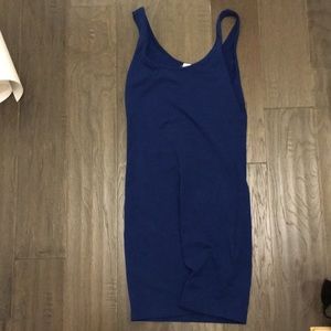 Dark blue bodycon dress